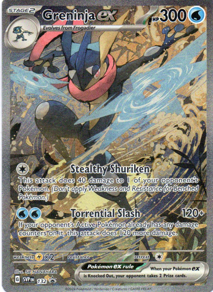 Greninja ex 132 Promo Ingles