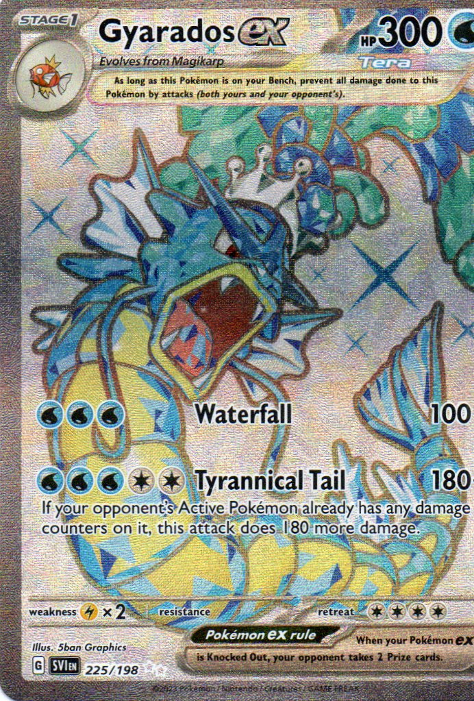 Gyarados ex 225 Ultra Rare Ingles