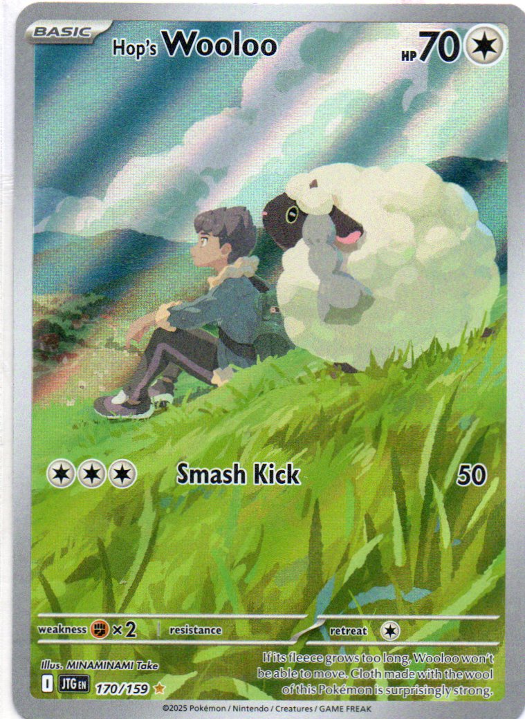 Hop´s Wooloo 170 Illustration Rare Ingles