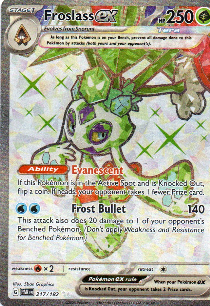 Froslass ex 217 Ultra Rare Ingles