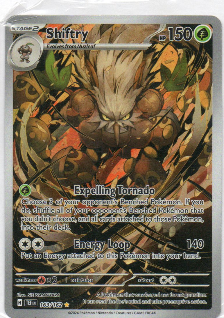 Shiftry 163 Illustration Rare Ingles