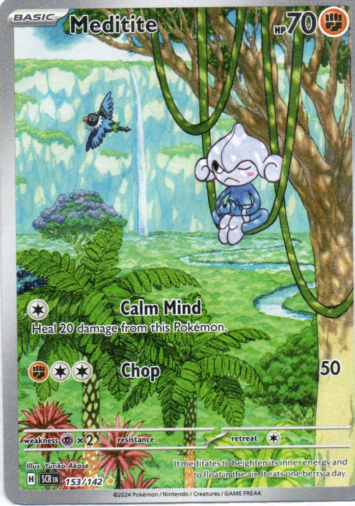 Meditite 153 illustration Rare Ingles