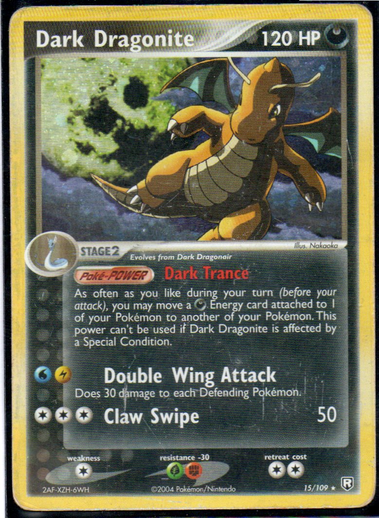 Dark Dragonite 15 Ultra Rare Ingles