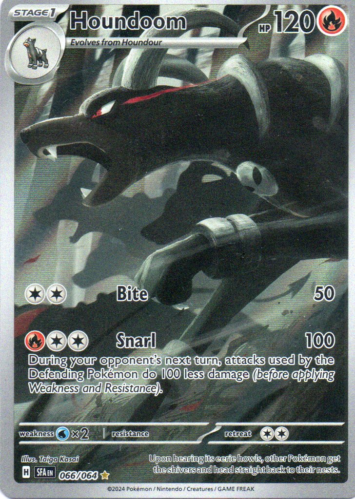 Houndoom 66 Illustration Rare Ingles