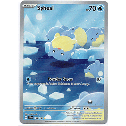 Spheal 199 Illustration Rare Ingles