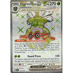 Forretress ex 230 Ultra Rare Ingles