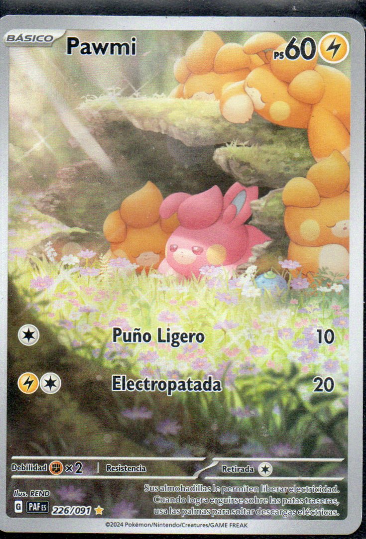 Pawmi 226 Illustration Rare Español
