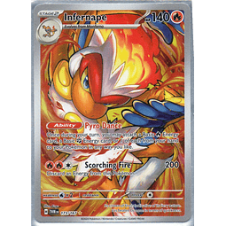 Infernape 173 Illustration Rare Ingles