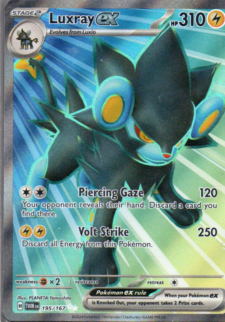 Luxray ex 195 Ultra Rare Ingles