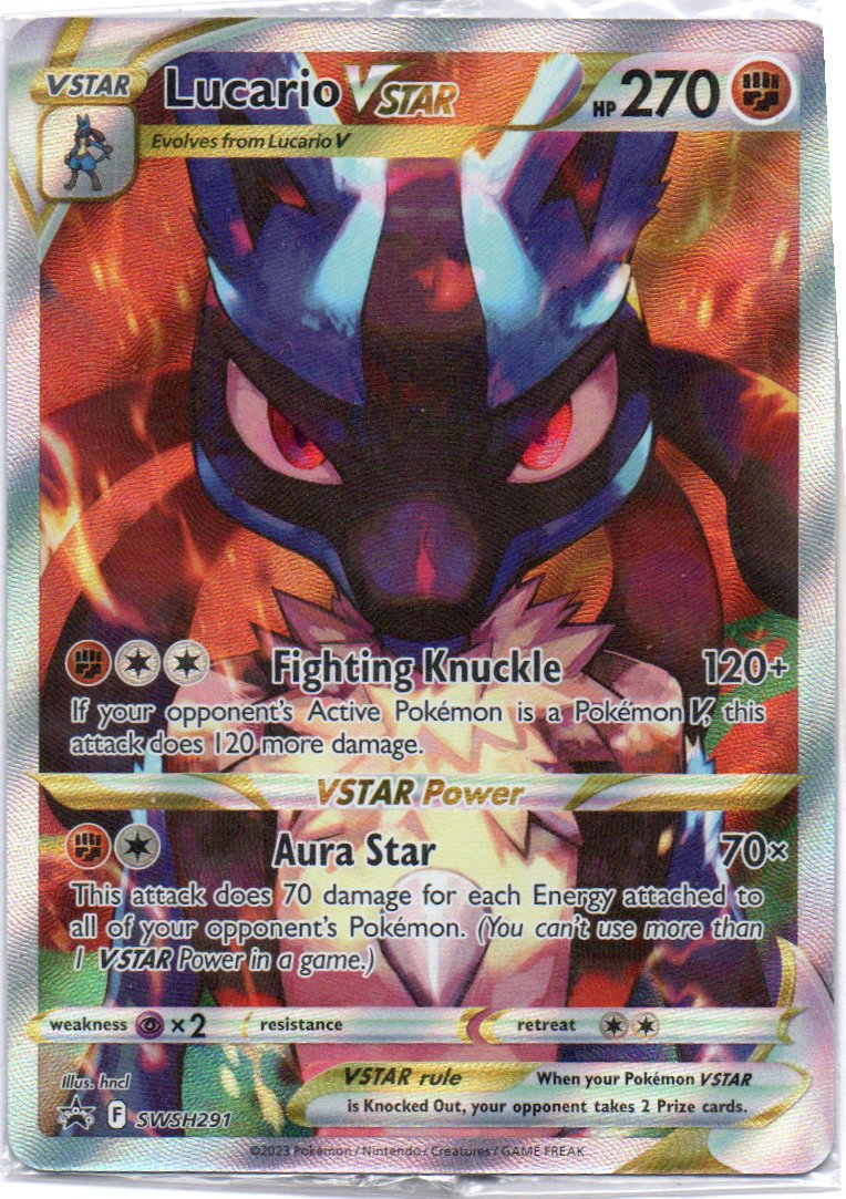 Lucario Vstar SWSH291 Promo Ingles