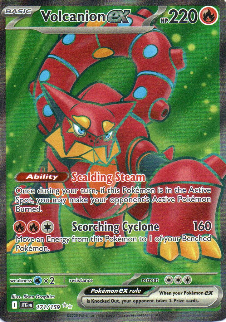Volcanion ex 171 Ultra Rare Ingles