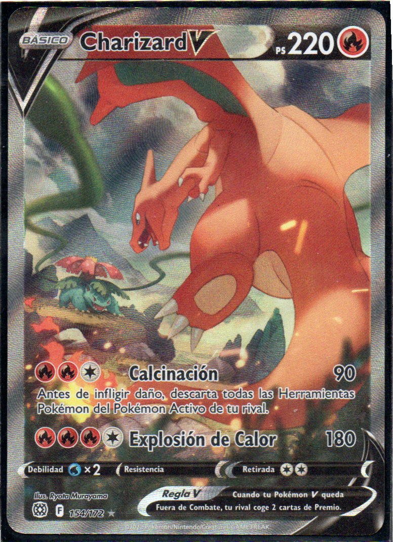 Charizard V 154 Ultra Rare Español
