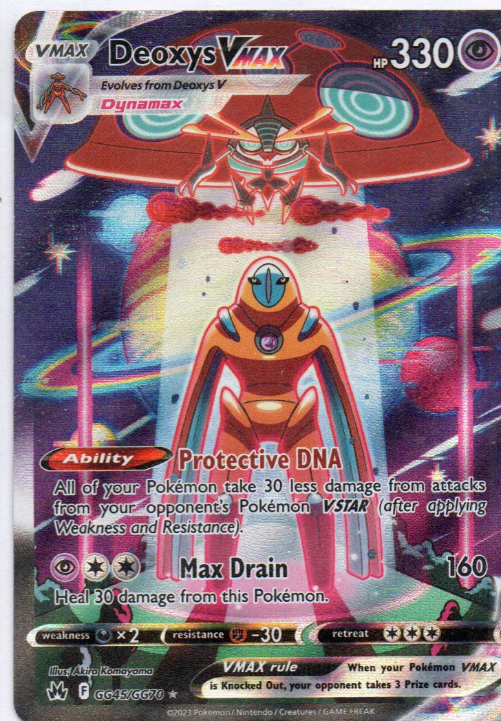 Deoxys Vmax GG45 Ultra Rare Ingles