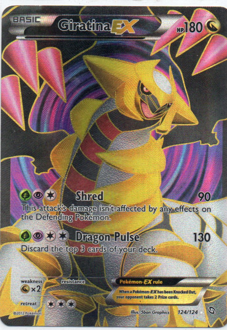 Giratina EX 124 Ultra Rare Ingles