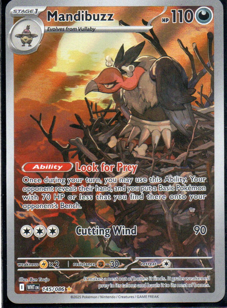 Mandibuzz 145 illustration Rare Ingles