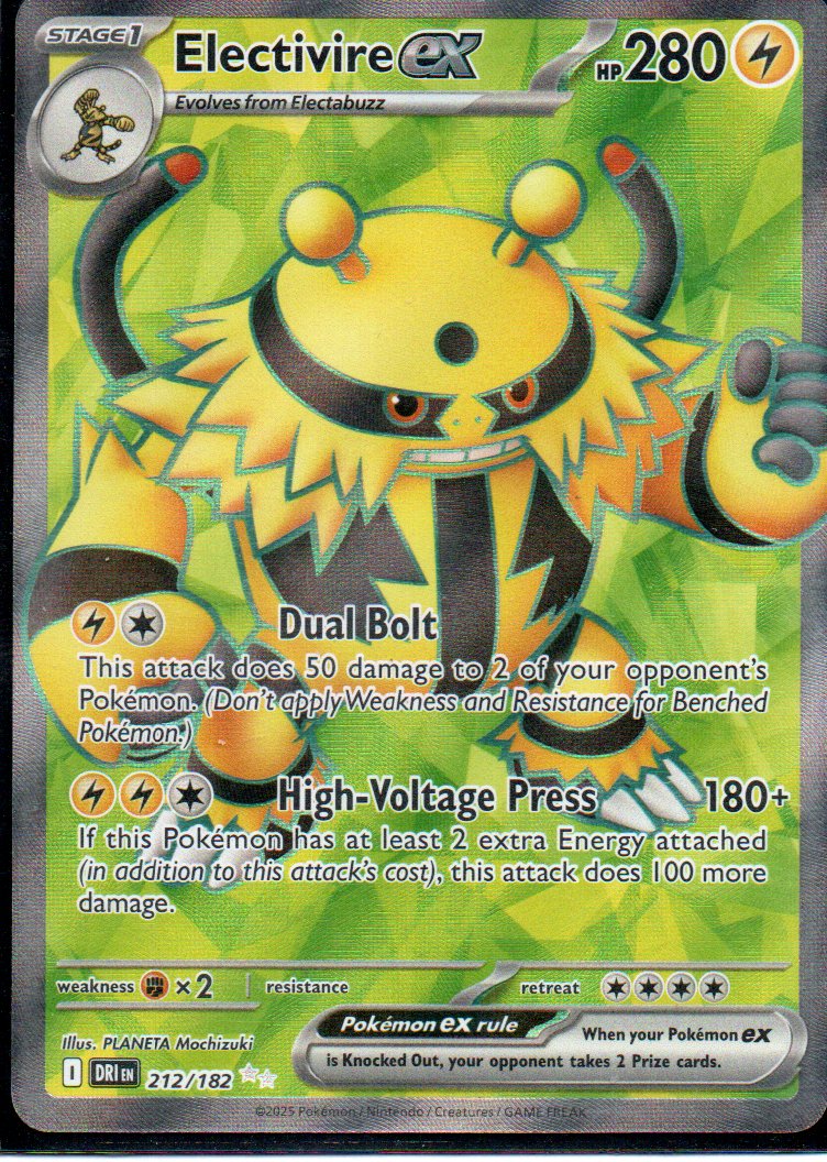 Electivire ex 212 Ultra Rare Ingles