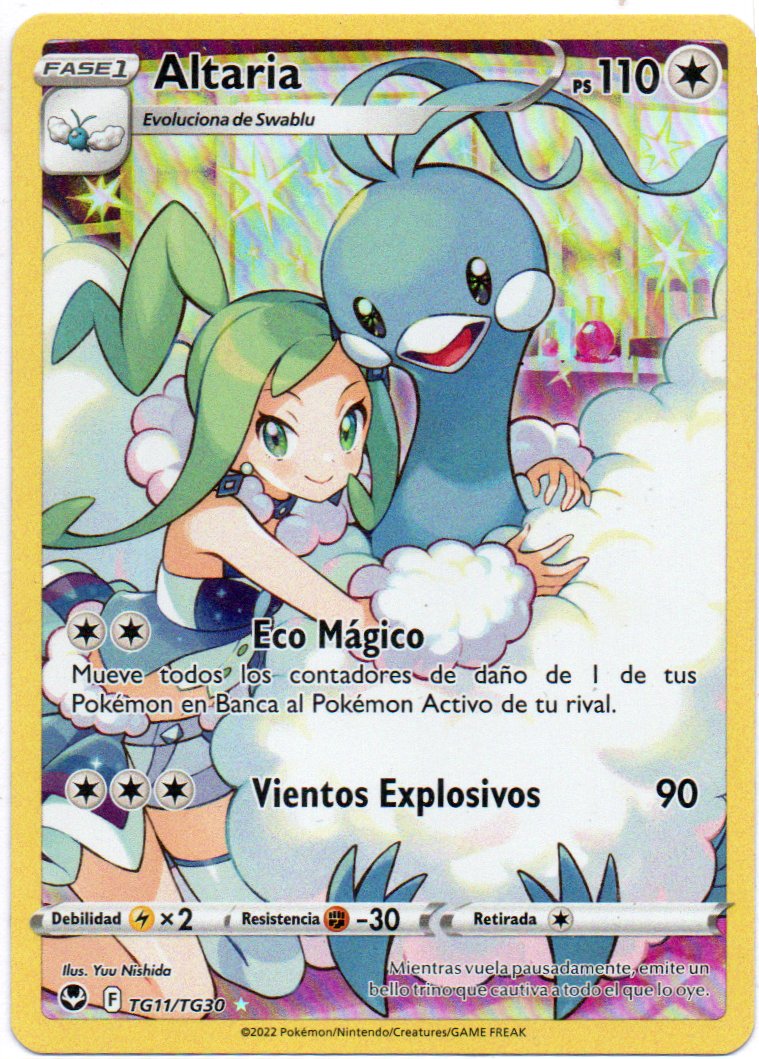 Altaria GG11 Ultra Rare Español