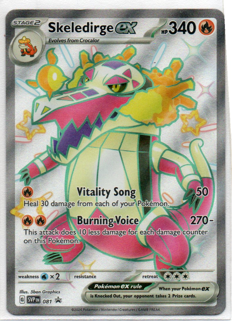 Skeledirge ex 81 Promo Ingles