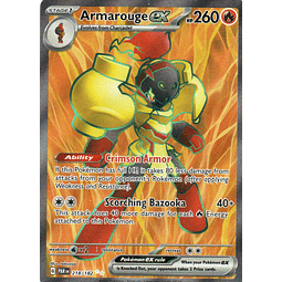 Armarouge ex 218 Ultra Rare Ingles