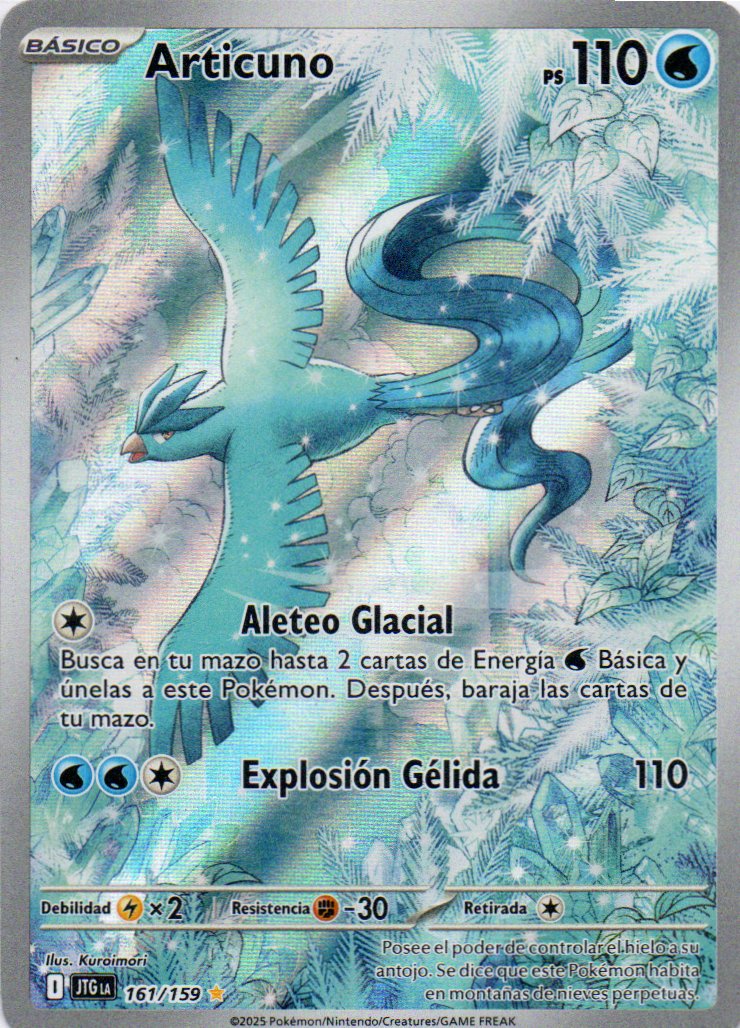 Articuno 161 illustration Rare Español