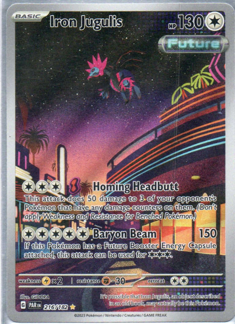 Iron Jugulis 216 illustration Rare Ingles