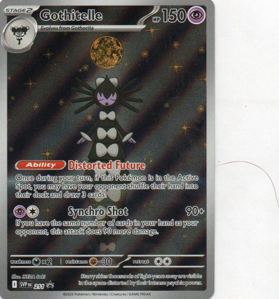 Gothitelle 211 Promo Ingles