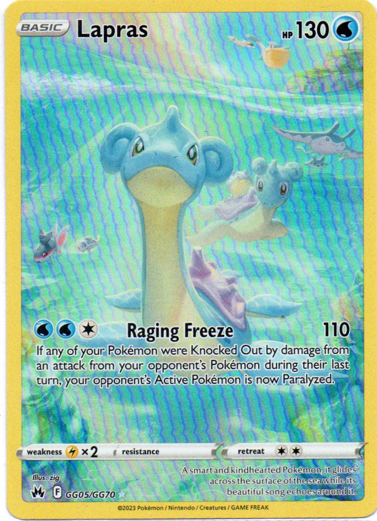 Lapras GG05 Ultra Rare Ingles