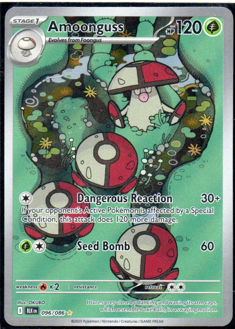 Amoonguss 96 Illustration Rare Ingles