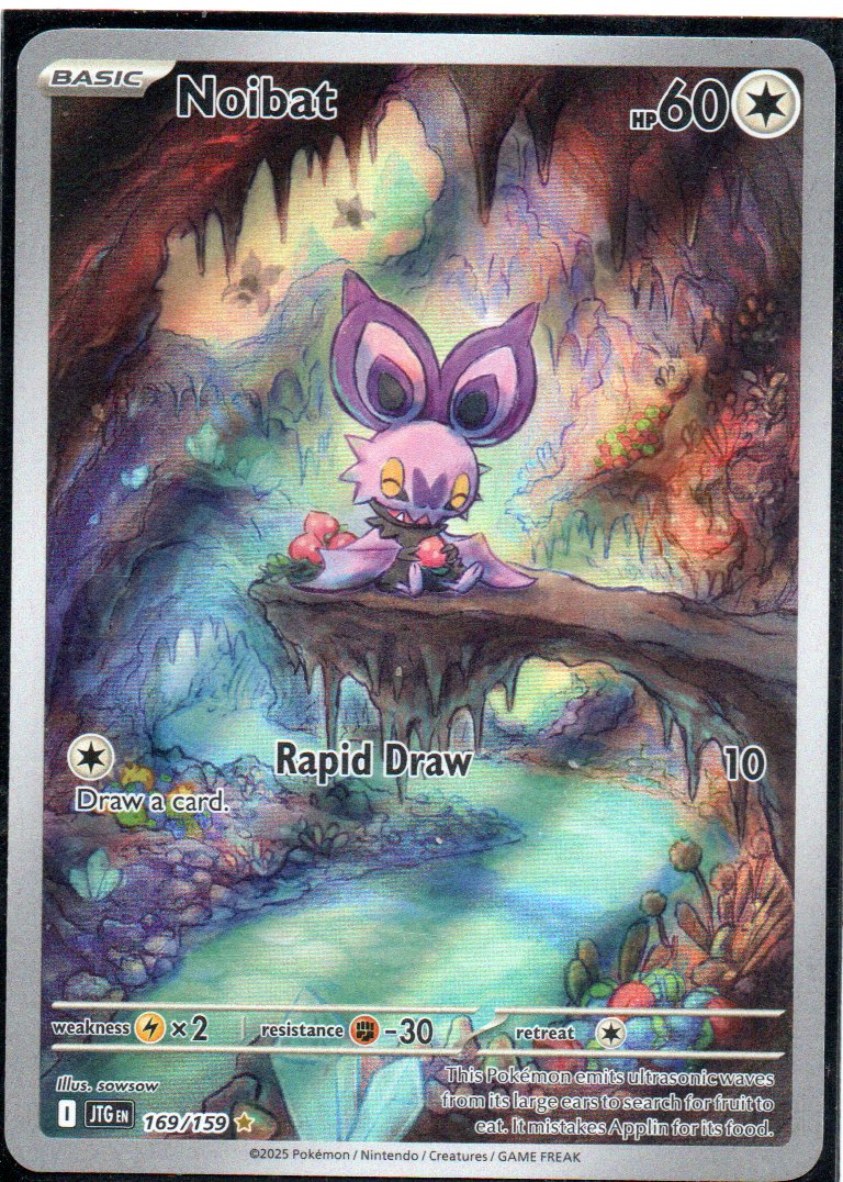 Noibat 169 Illustration Rare Ingles