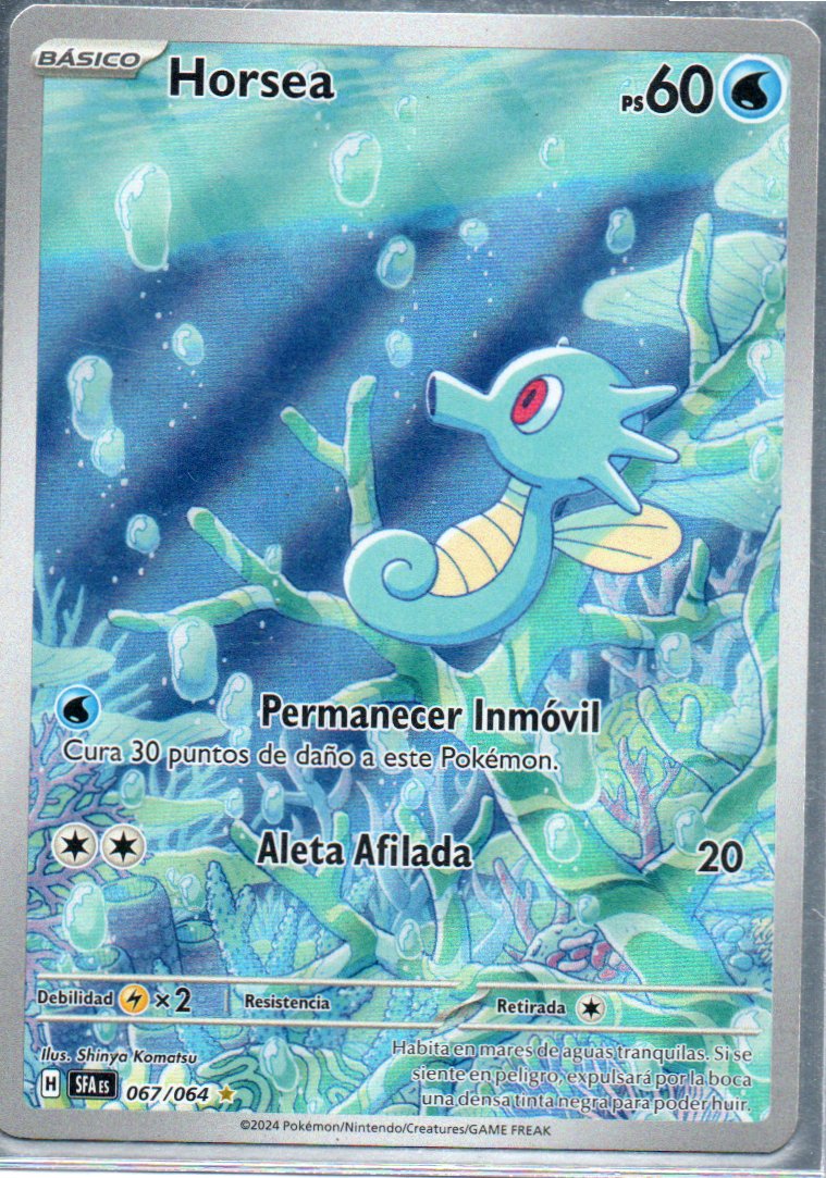 Horsea 67 Illustration Rare Español