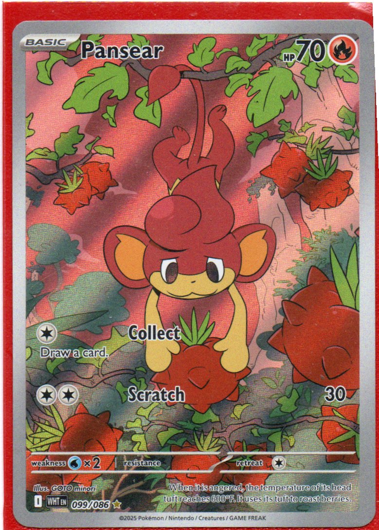 Pansear 99 Special Illustration Rare Ingles