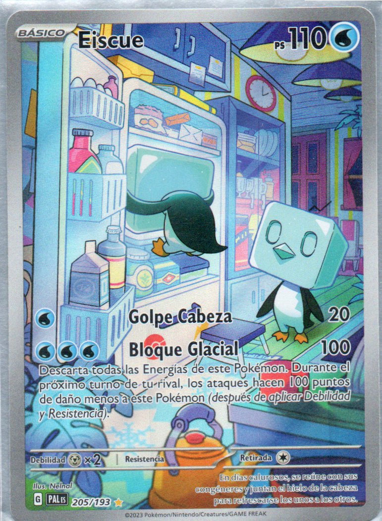 Eiscue 205 illustration Rare Español