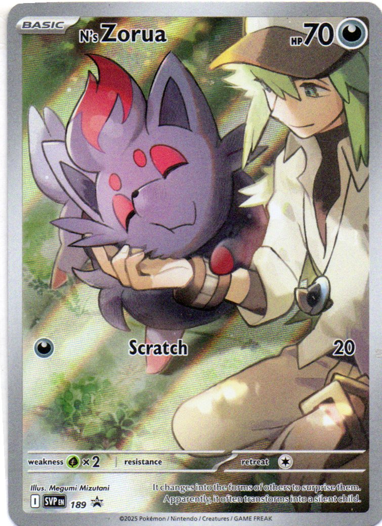 N´s Zorua 189 Promo Ingles