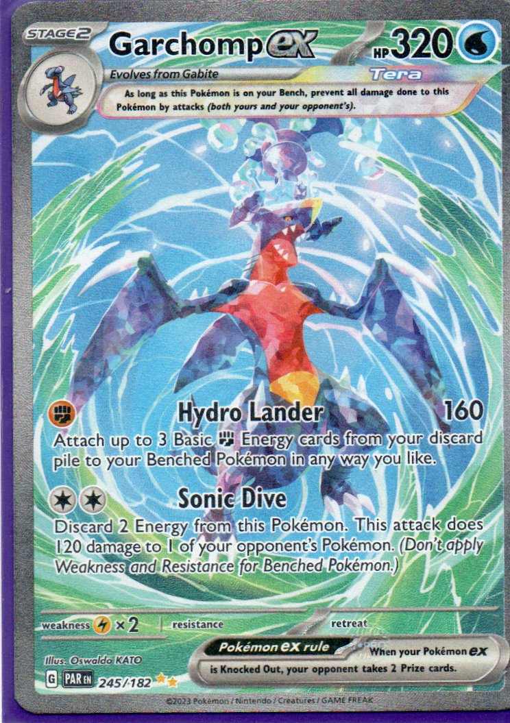Garchomp ex 245 Special Illustration Rare Ingles