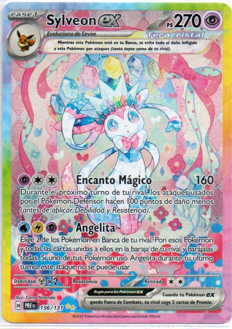 Sylveon ex 156 Special Illustration Rare Español