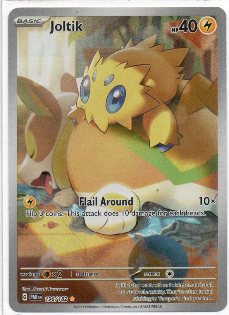 Joltik 196 Illustration Rare Ingles