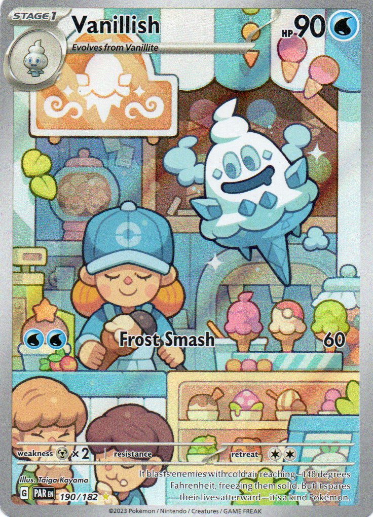 Vanillish 190 Illustration Rare Ingles