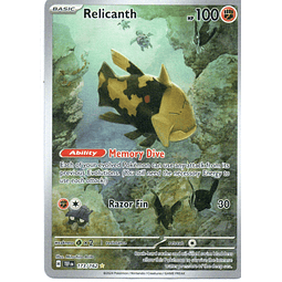 Relicanth 173 illustration Rare Ingles