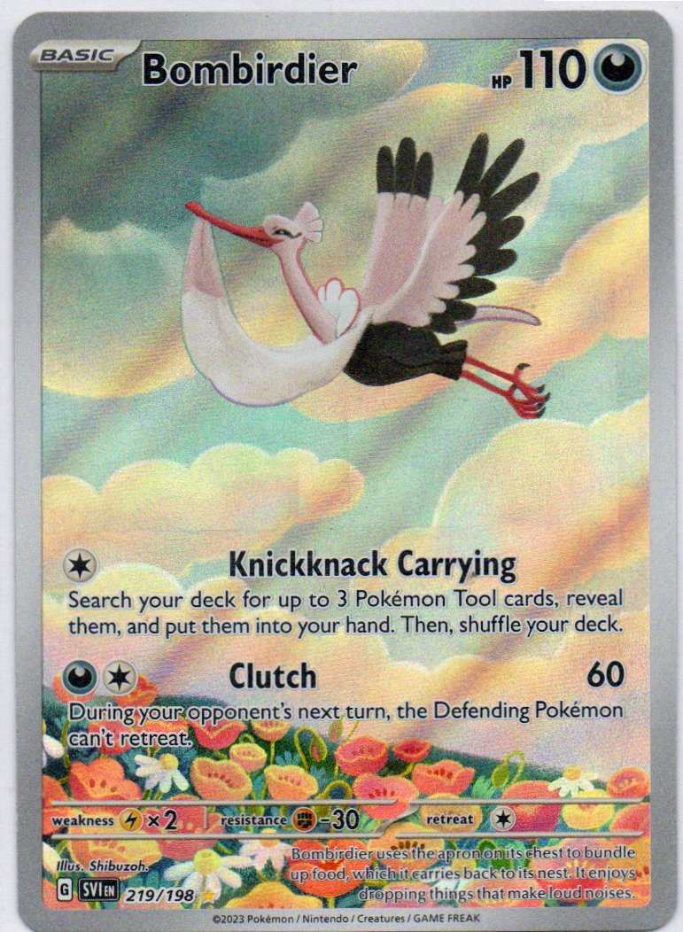 Bombirdier 219 illustration Rare Ingles