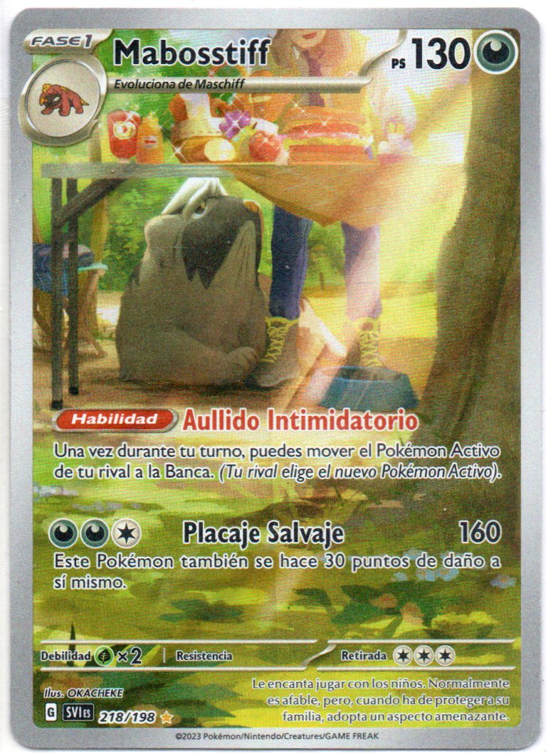 Mabosstiff 218 Illustration Rare Español