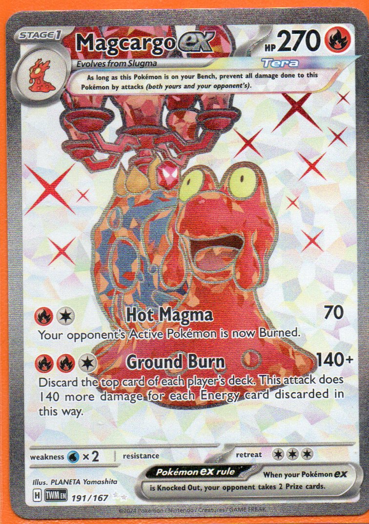 Magcargo ex 191 Ultra Rare Ingles