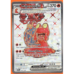 Magcargo ex 191 Ultra Rare Ingles