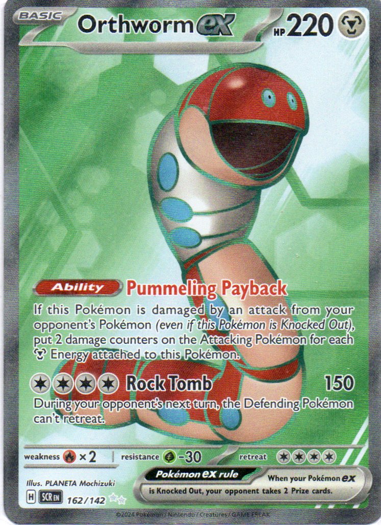 Orthworm ex 162 Ultra Rare Ingles