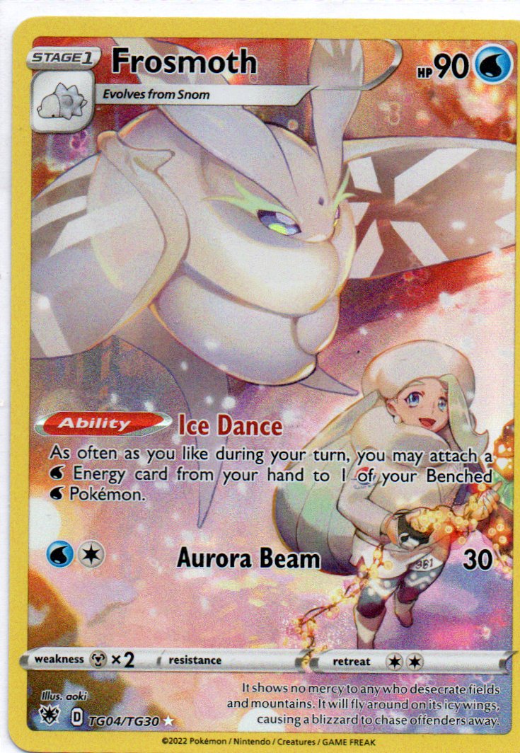 Frosmoth TG04 Ultra Rare Ingles