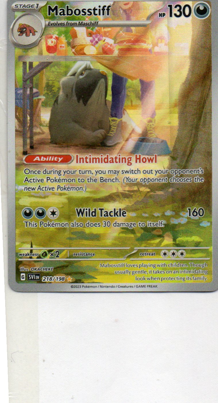 Mabosstiff 218 illustration Rare Ingles