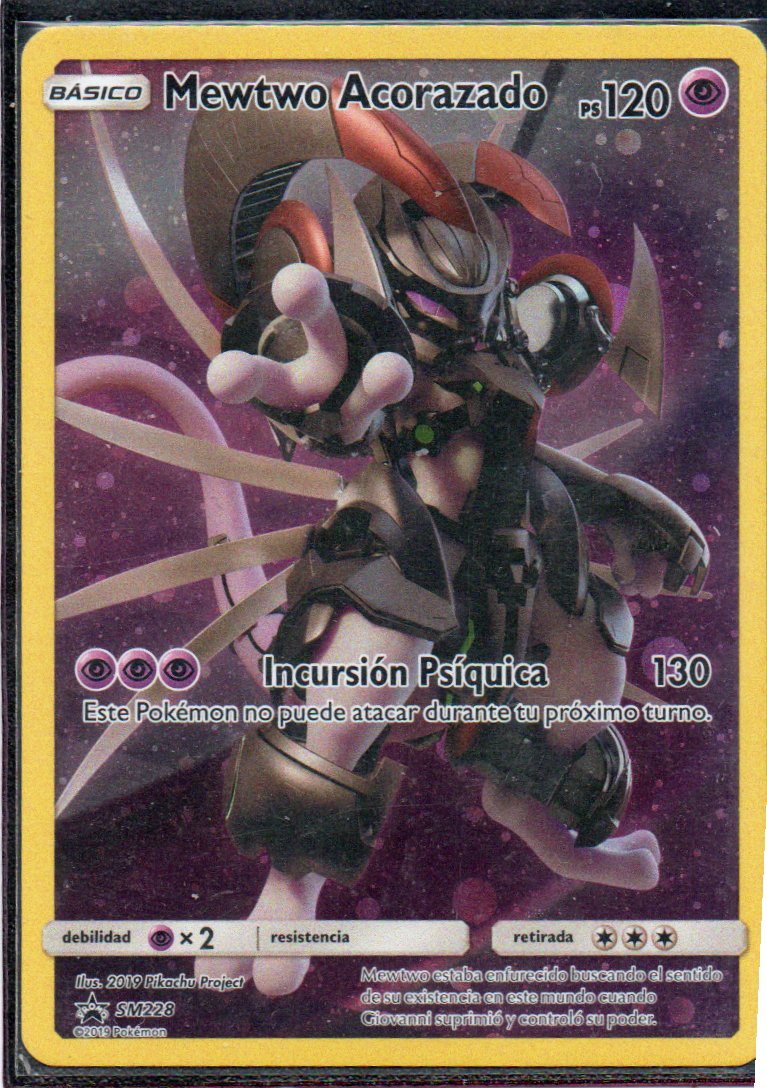 Mewtwo Acorazado SM228 Promo Español