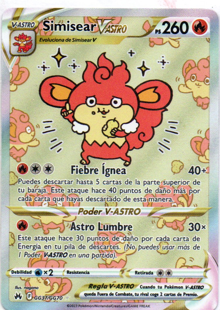 Simisear Vastro GG37 Ultra Rare Español