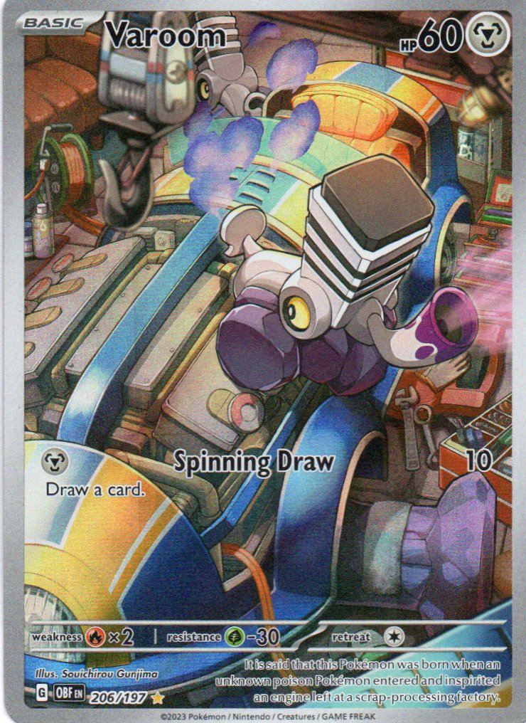 Varoom 206 illustration Rare Ingles