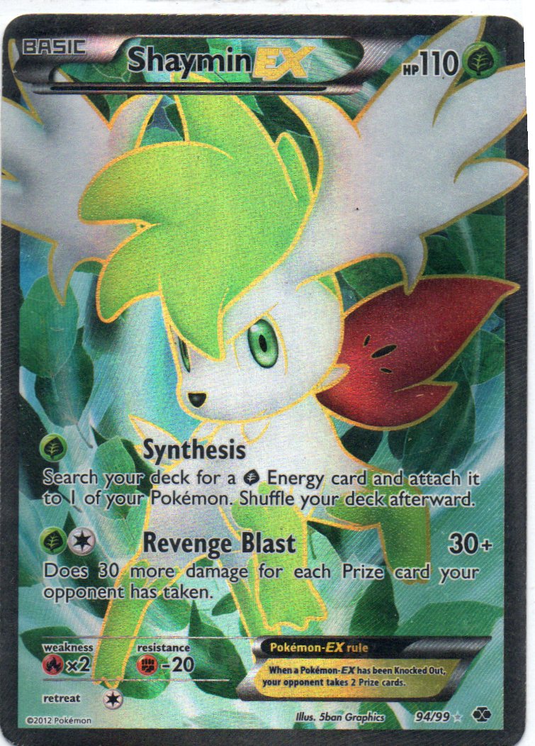 Shaymin EX 94 Ultra Rare Ingles