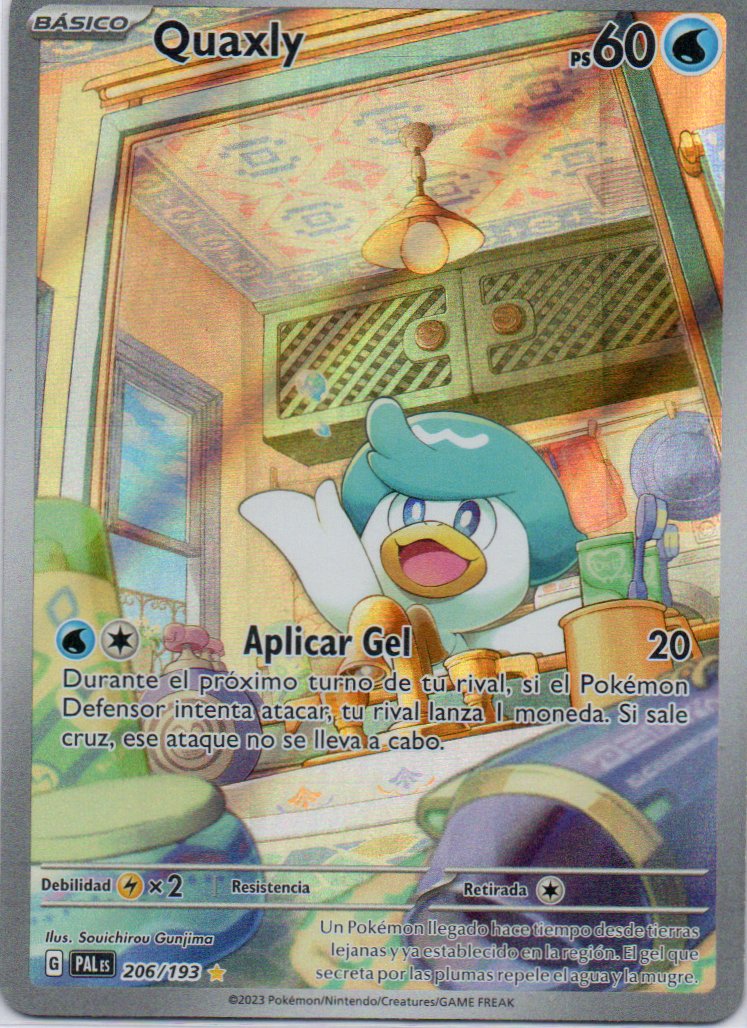 Quaxly 206 illustration Rare Español